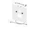 TECE-TECElux-WC-Glasplatte-fuer-Duravit-SensoWash-C-Glas-weiss-9650103 gallery number 1